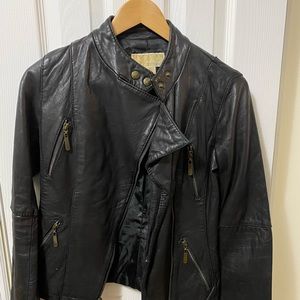 Women’s Michael Kors Leather Jackets: Small and Extra Small